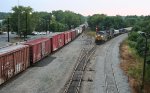 Tail of 614 with SB intermodal from Charlotte